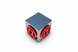 Cube email symbol