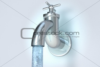 Faucet water