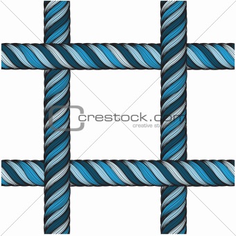 seamless detailed texture of blue threads