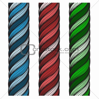 seamless detailed texture of colored  threads