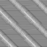 Wavy lines seamless pattern.