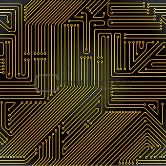 Computer circuit board seamless pattern.