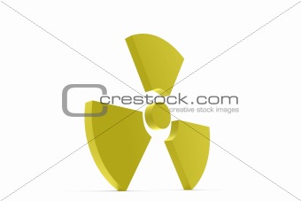 Yellow nuke symbol