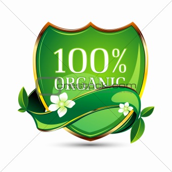 100% Organic Tag