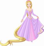 Beautiful princess Rapunzel