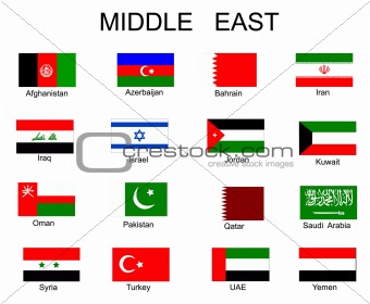 List of all flags of Middle Asia countries