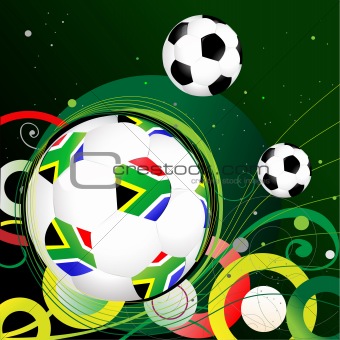 South Africa Soccer Background