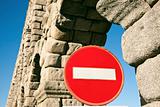 Don't enter - Aqueduct  