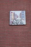 Calle Mayor sign