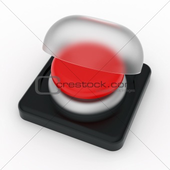 Red button with cover