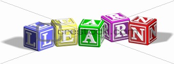 Learn alphabet blocks