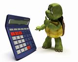 tortoise with a calculator