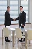 handshake on business meeting