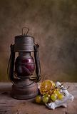 Lamp and Fruits