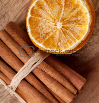 Cinnamon and dried Orange