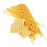 Ravioli and Spaghetti Pasta