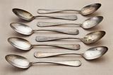 old silver spoons