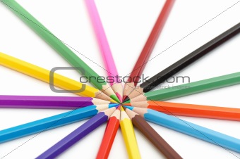 14 color pencils