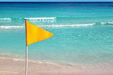 beach yellow flag weather indication signal