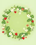 strawberry wreath