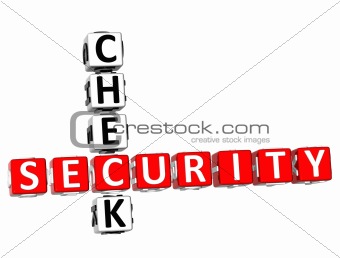 Security Check Crossword