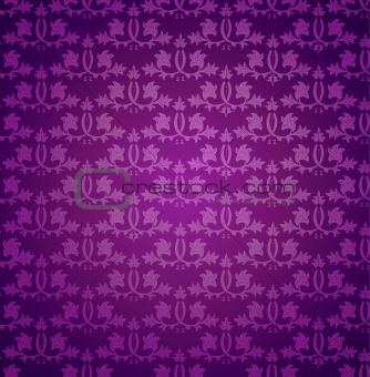 Seamless wallpaper pattern. Vector