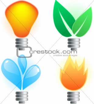 Abstract lightbulb