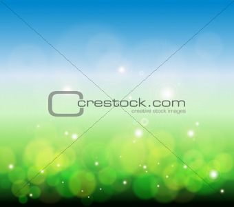 Glowing Lights background. Vector
