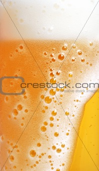 close up of beer