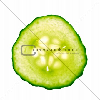 sliced cucumber 