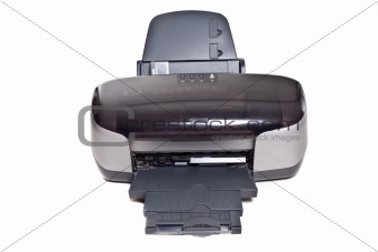 a printer isolated on the white