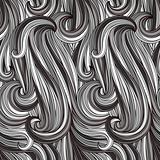 vector seamless abstract monochrome pattern