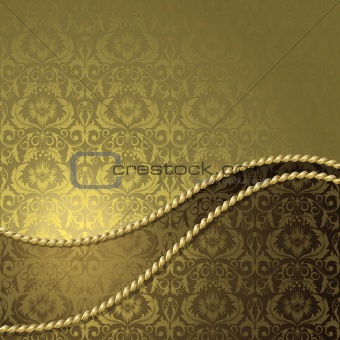Brown and gold background 