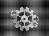 industrial background with gears
