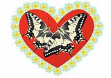 Heart and Butterflies