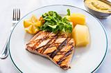 grilled salmon 