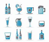 different kind of drink icons