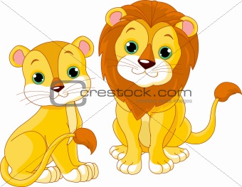 Lion couple