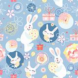 texture Easter bunnies