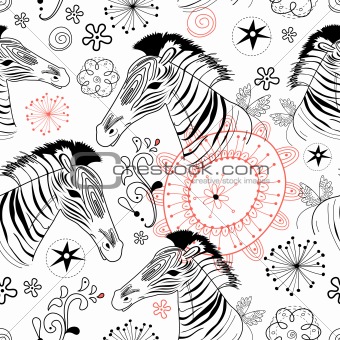 graphic patterns of zebras