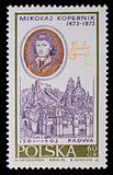Poland - CIRCA 1970: A stamp - Nicolaus Copernicus