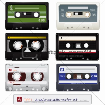 Vector audio cassettes