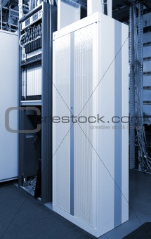 The communication and internet network server room