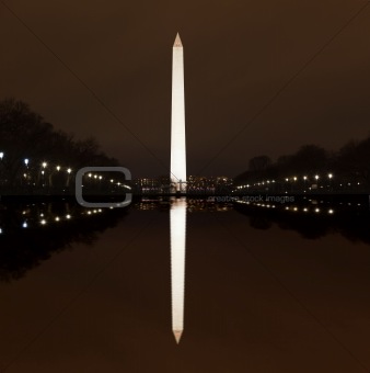Washington Memorial at Night