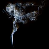 The abstract figure of the smoke