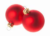 Red Christmas balls