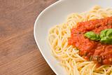 Spaghetti with Toamtoe Sauce