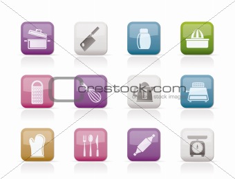 Kitchen and household Utensil Icons