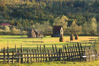Landscape in Bucovina,Romania