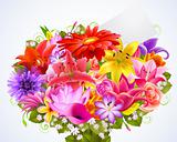 bouquet of tender flowers 